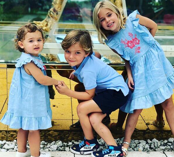 الأميرة مادلين تنشر صورة جديدة لأطفالها الثلاثة
