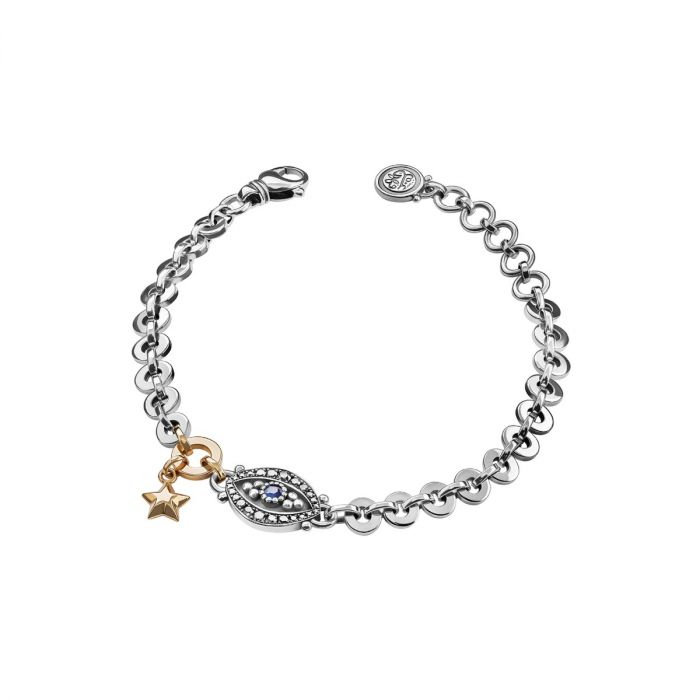 سوار Eye & Star Bracelet من علامة المجوهرات عزة فهمي
