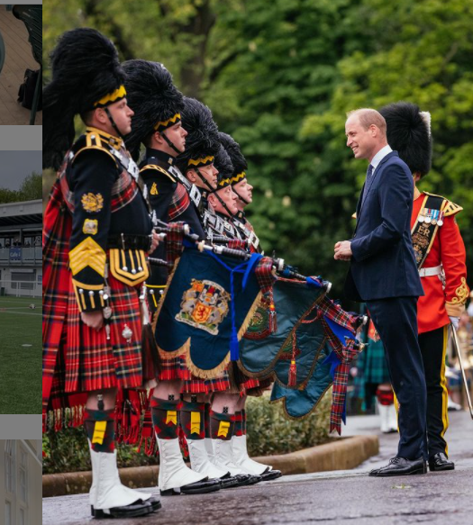 الأمير ويليام في زيارته الرسمية لاسكتلندا