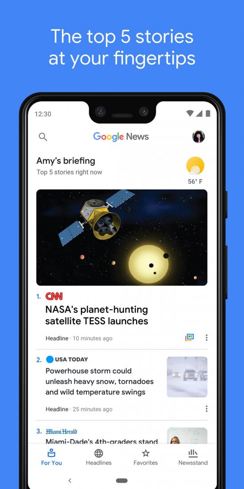  تطبيق Google News