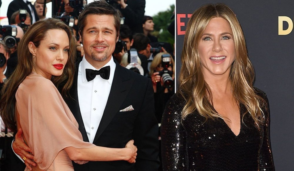أنجيلينا جولي (Angelina Jolie) تمتنع عن تناول الطعام لأيام بعد مشاهدتها لبراد بيت (Brad Pitt) وجينيفر أنستون