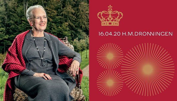 صورة رسمية بمناسبة عيد ميلاد ملكة الدانمارك