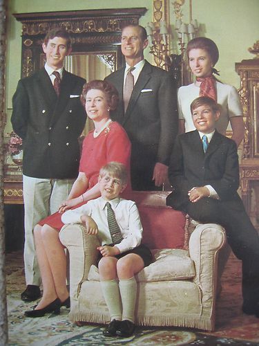 الملكة مع عائلتها