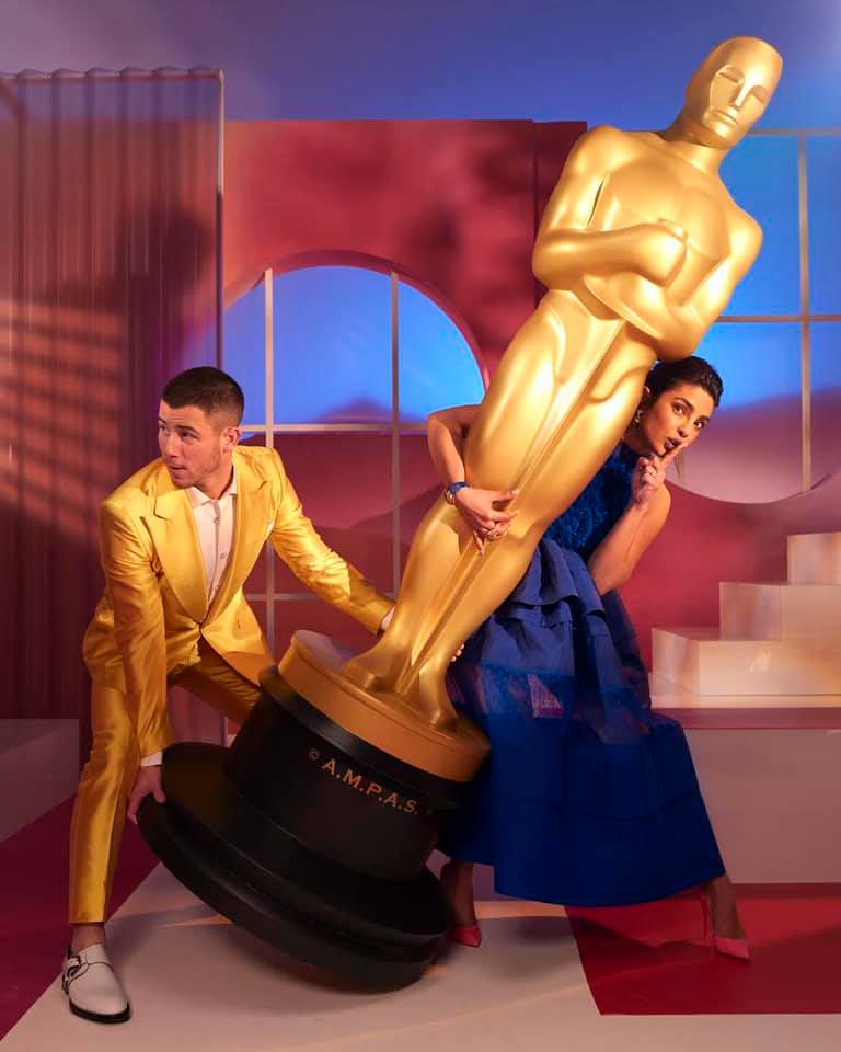 أعلنت بريانكا شوبرا ونيك جوناس ترشيحات حفل جوائز الأوسكار