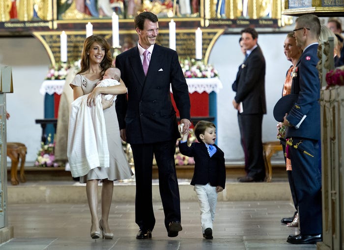 الأمير الدنماركي يواكيم وزوجته الأميرة ماري