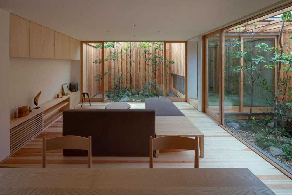 ديكورات منزل بالنمط الياباني منسجم مع الطبيعة