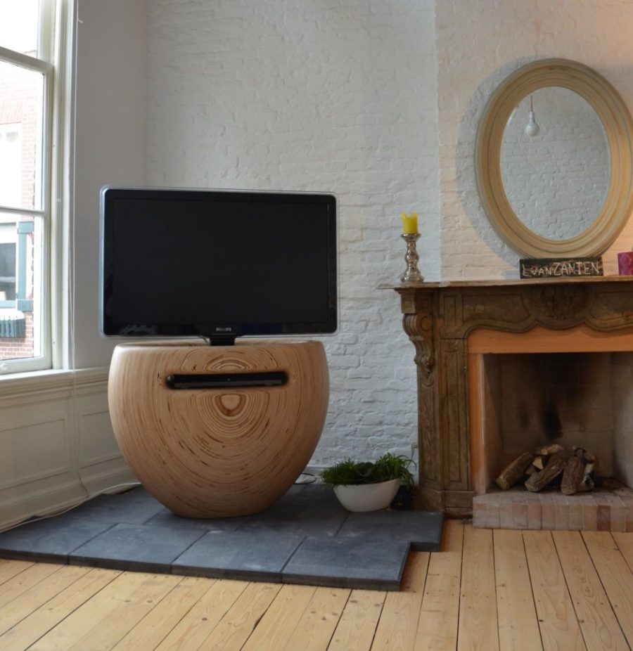 تصميم عصري لطاولة تلفاز مميزة لزاوية غرفة المعيشة