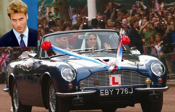 الأمير تشارلز السيارة أستون مارتن DB6 MKII فولانتي