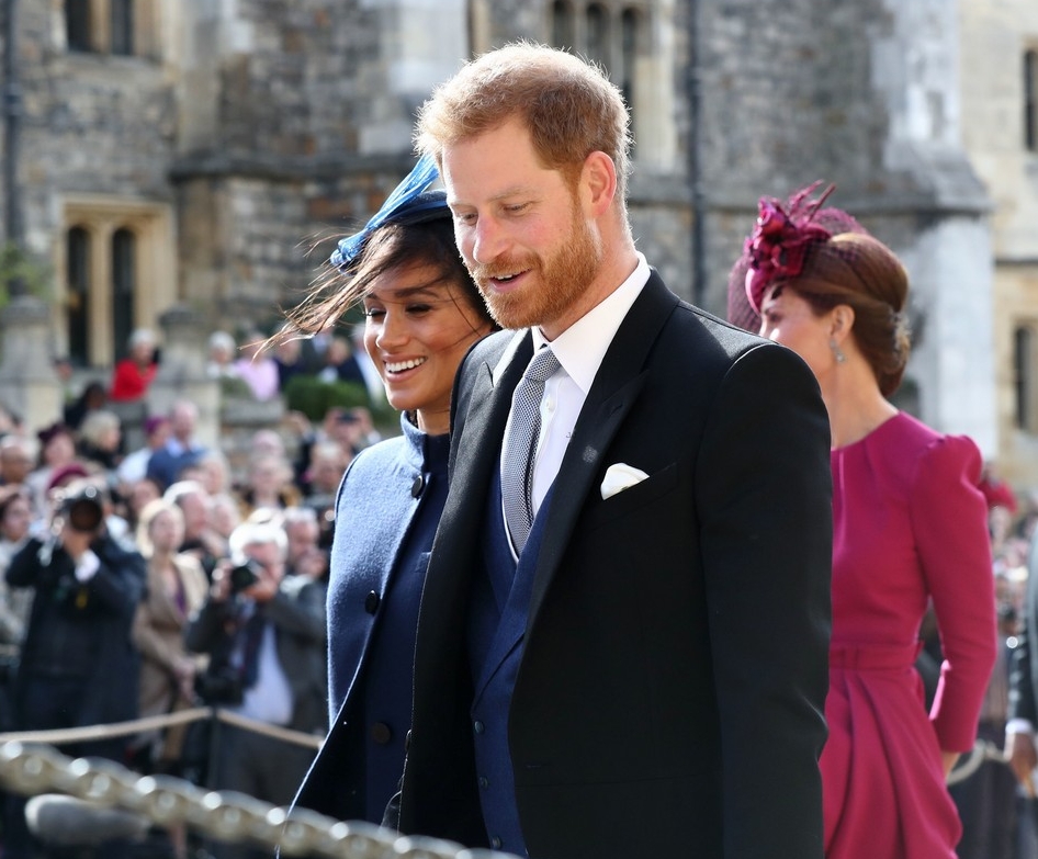 الأمير هاري أبلغ العائلة المالكة بحمل ميغان ماركل يوم زفاف الأميرة يوجين