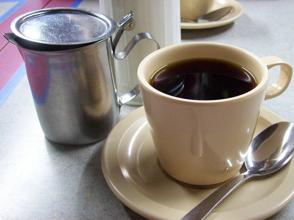 تناول القهوة مع او بدون الحليب ضمن رجيم صحي