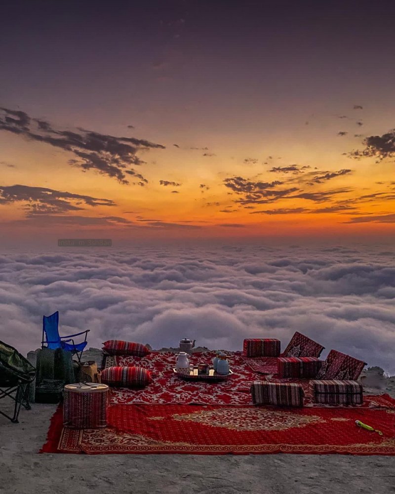سحر التخييم ومتعة تناول الطعام في وادي الحلو - تصوير محمد المرزوقى