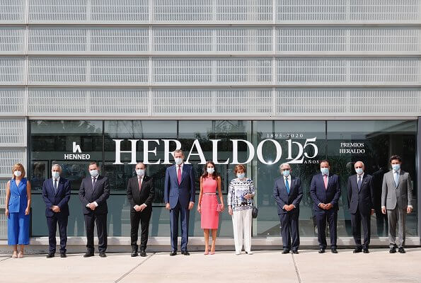 ملك وملكة إسبانيا في حفل توزيع جوائز هيرالدو
