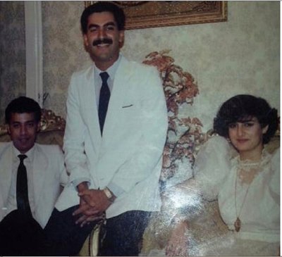 غادة عبد الرازق في زفافها من زوجها الاول