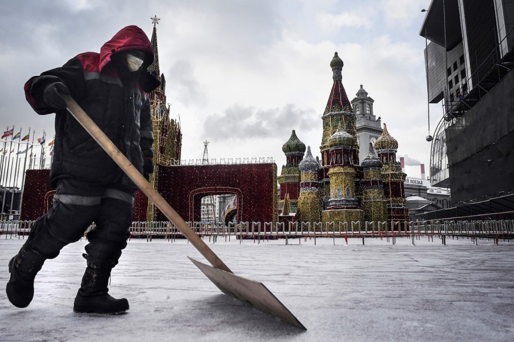 موسكو خالية من الزوار في اعقاب كورونا