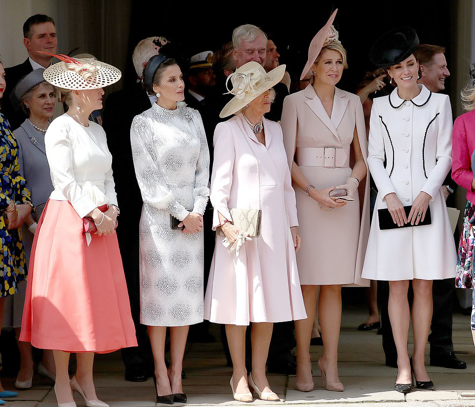 كيت ميدلتون تنضم إلى ملكة إسبانيا وملكة هولندا في مراسم فرسان الرباط