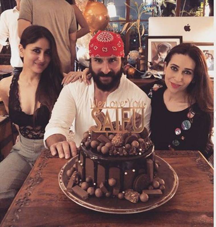 بالصور سيف علي خان يحتفل بعيد ميلاده بصحبة كارينا كابور وأولاده مجلة هي