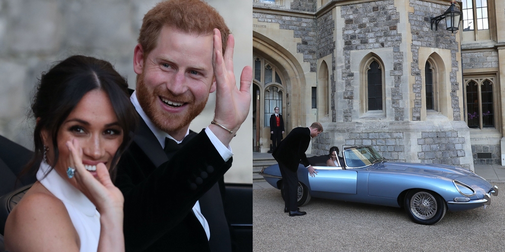  الأمير هاري وميغان ماركل استخدما سيارة كهربائية في حفل الزفاف الملكي