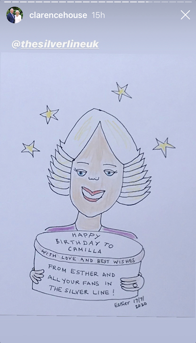 رسم كرتوني جديد لدوقة كورنوال بمناسبة عيد ميلادها الثالث والسبعين