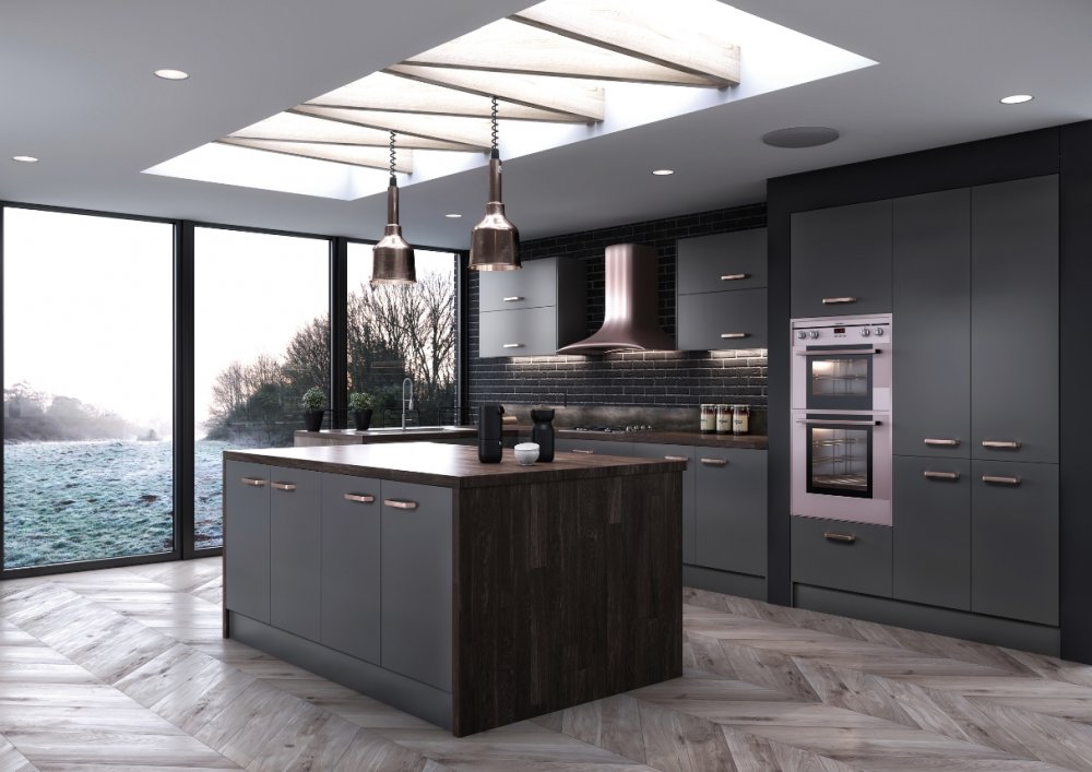 تصميم رائع لسقف المطبخ يؤمن إنارة طبيعية