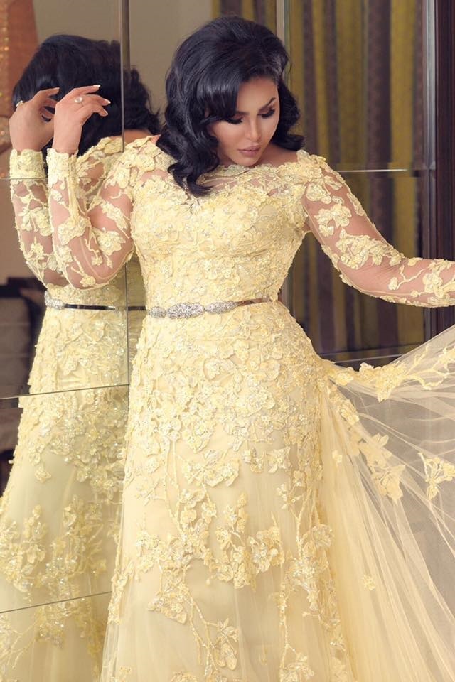 فستان من مجموعة زهير مراد