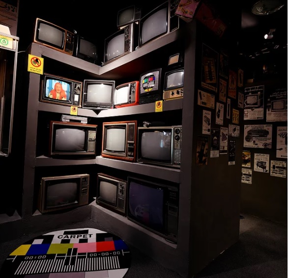 التليفزيون في متحف الطيبين - المصدر متحف الطيبين بالسعودية