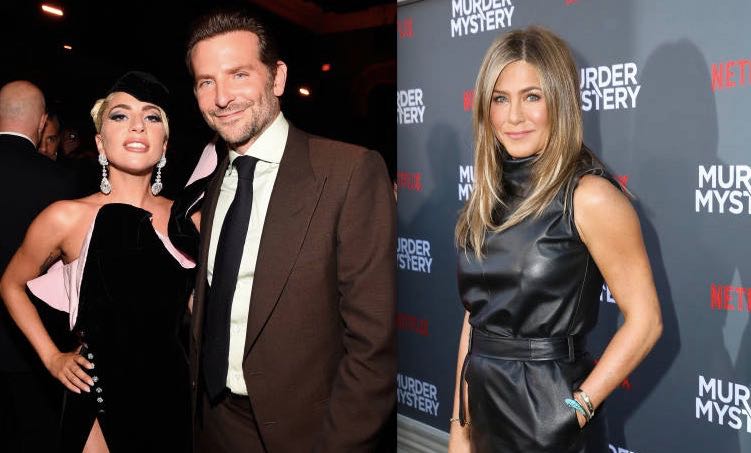 جينيفر أنستون (Jennifer Aniston) وليدي جاجا (Lady Gaga) تتنافسان على حب برادلي كوبر