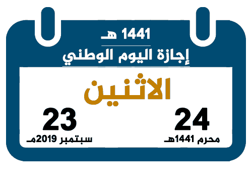 موعد ومدة إجازة اليوم الوطني السعودي 1441 مجلة هي