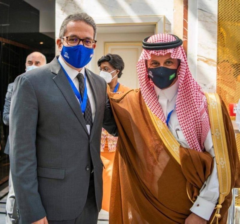  أحمد الخطيب وزير السياحة في السعودية وخالد العناني وزير السياحة في مصر