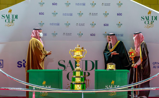 رعي الأمير محمد بن سلمان بن عبدالعزيز ولي العهد حفل سباق كأس السعودية في نسخته الثانية