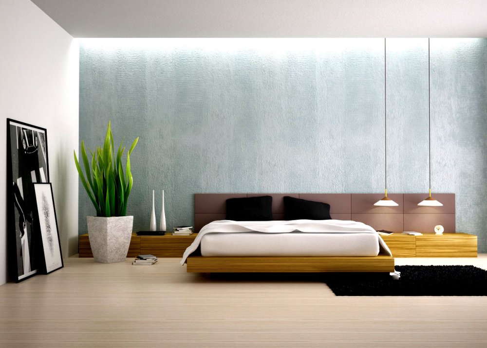 دهانات حوائط بألوان الباستيل لديكور غرفة نوم عصرية