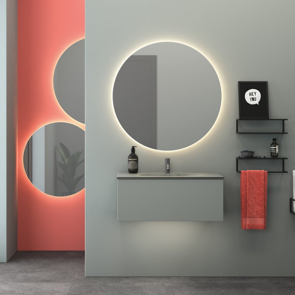  الأناقة والبساطة في تصميم مرآة الحمام