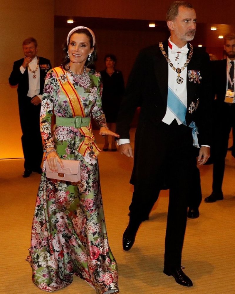 الملك فيليب السادس ملك إسبانيا وزوجته الملكة ليتيزيا