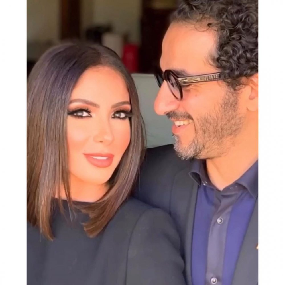 احمد حلمي وزوجته