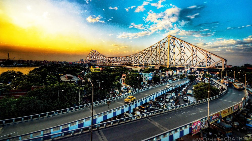 السياحة في الهند جسر هوراه المعلق Howrah Bridge