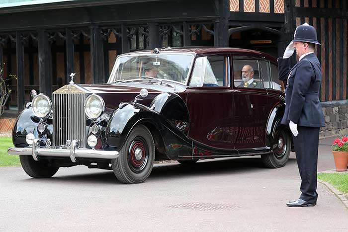 سيارة حفل زفاف ليدي غابرييلا وندسور Lady Gabriella Windsor وتوماس كينجستون Thomas Kingston