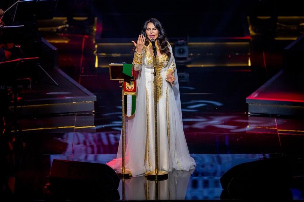 اطلالة احلام في حفلها الغنائي في  اليوم الوطني السعودي 90