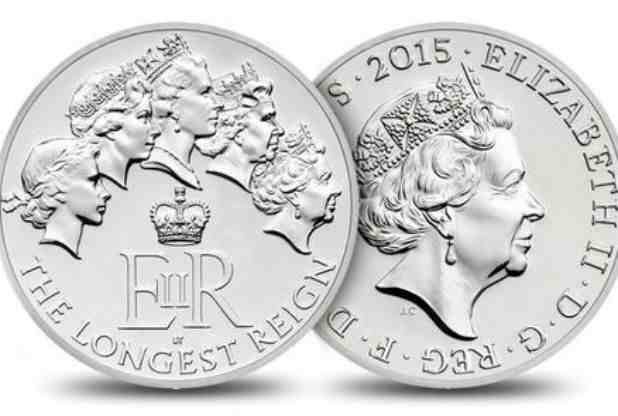 عملة تذكارية للاحتفال بـ ‏62 عاما على تتويج الملكة إليزابيث الثانية على عرش بريطانيا