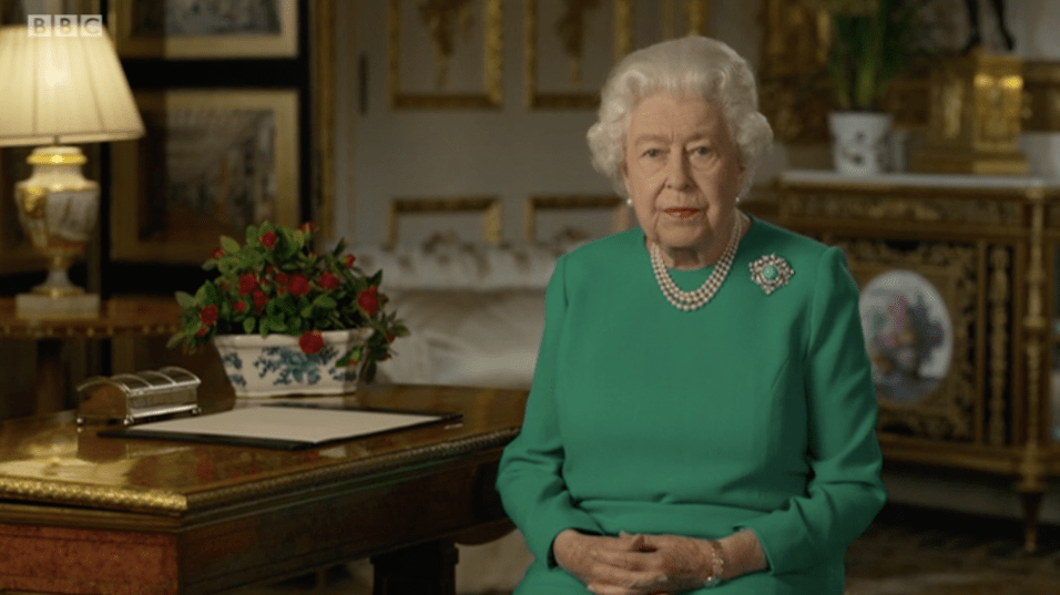 رسالة ملكة بريطانيا في يوم الذكرى والتأمل الوطني