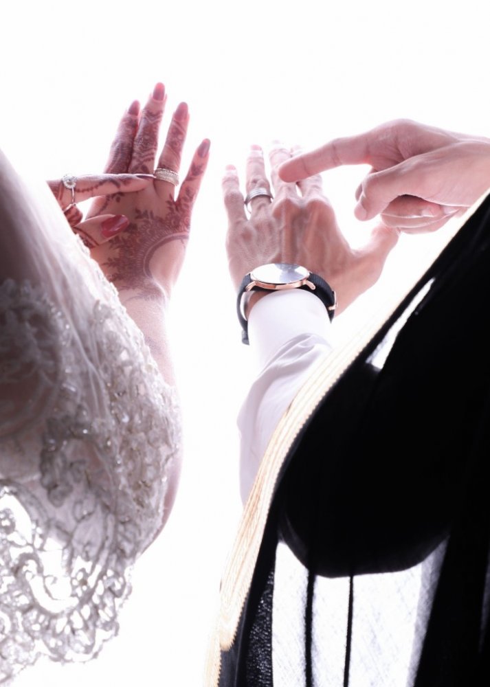 من لقطات العروسين من المصورة رشا مطهر