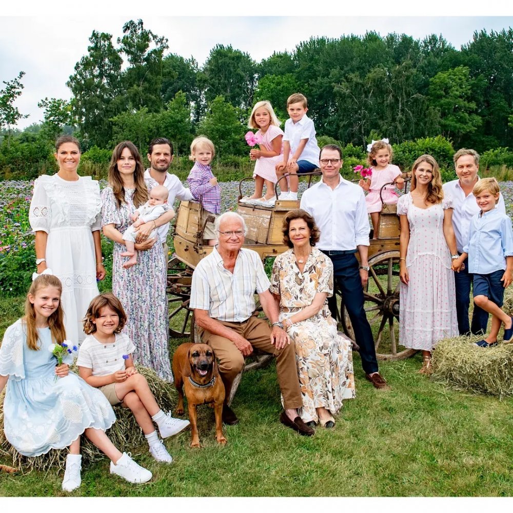 صورة عائلية جديدة للعائلة المالكة في السويد