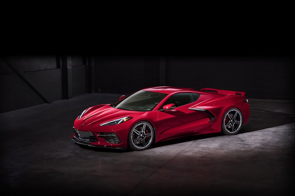 محرك سيارة Corvette الجديدة