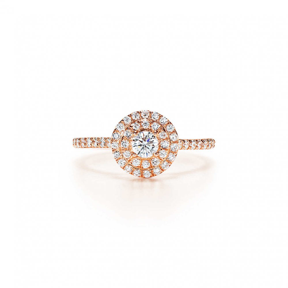 موديلات خواتم خطوبة الماس بالشكل الدائري من دار Tiffany & Co 