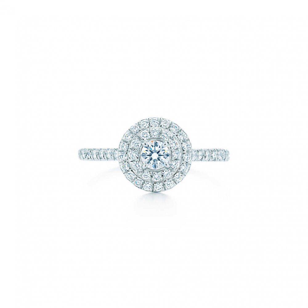 موديلات خواتم خطوبة الماس بالشكل الدائري من دار Tiffany & Co 