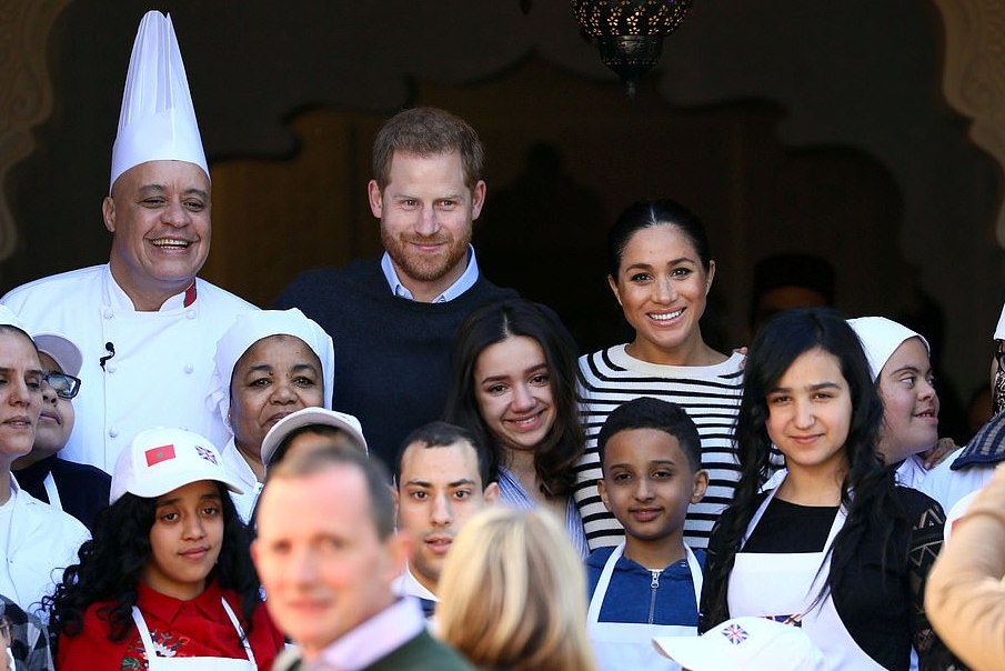  الأمير هاري وزوجته حضرا أحد فصول الطهي