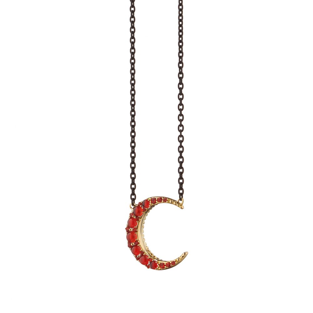 قلادة Mini Crescent Moon من مونيكا ريتش كوسان Monica Rich Kosann
