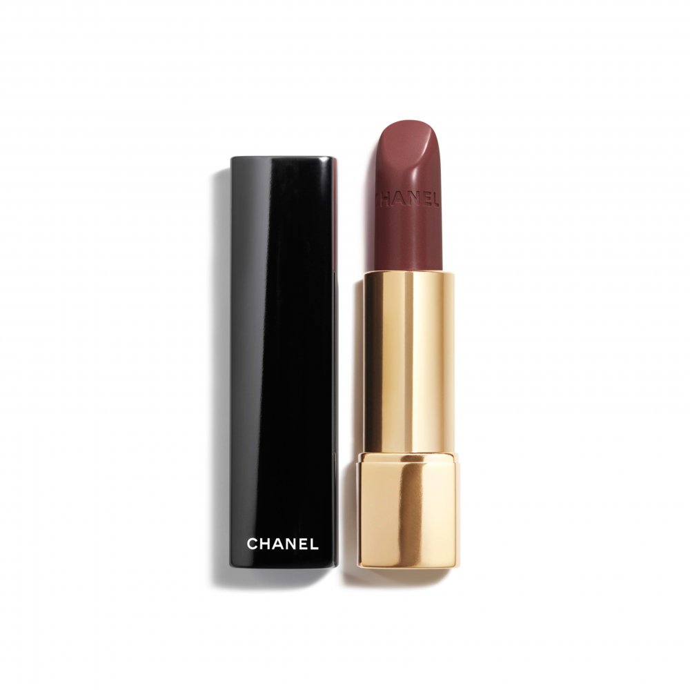 انواع أحمر شفاه مات وبنفسجية من Chanel Rouge Allure Fall Lipstick Color in Secret
