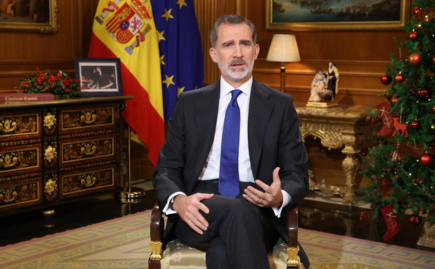 ملك إسبانيا يتحدث عن الوحدة والنزاهة في خطابه السنوي