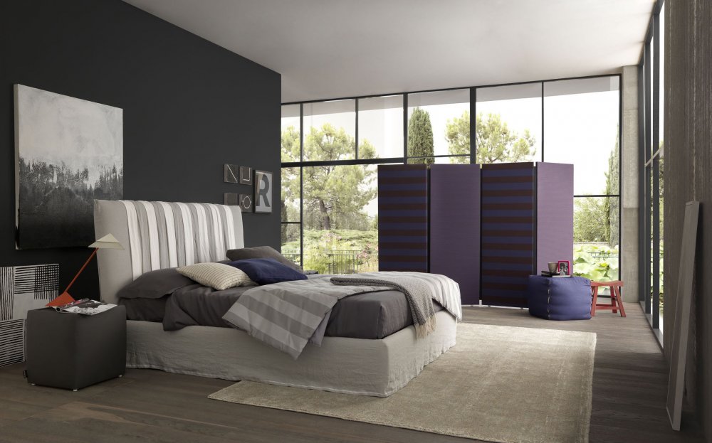 مفارش سرير من القطن بألوان دافئة ومريحة لغرف النوم العصرية