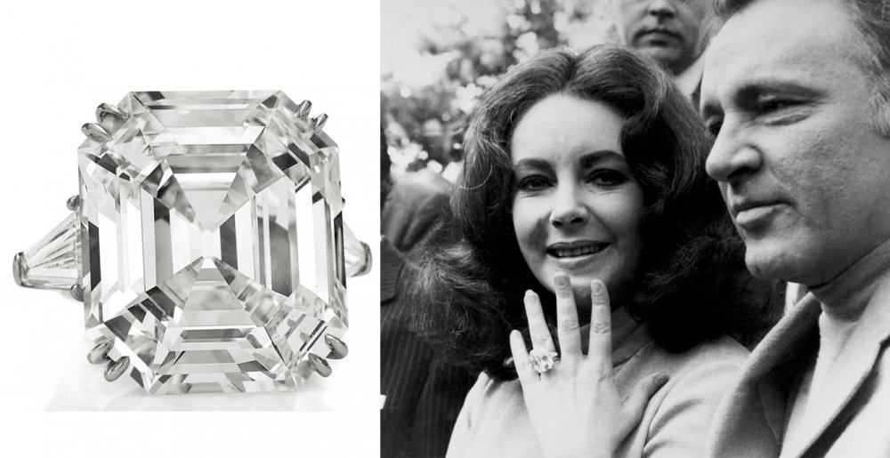 إليزابيث تايلور ترتدي ماسة Krupp Diamond