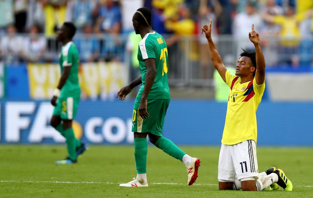 منتخب السنغال ومنتخب كولومبيا 2 - 0